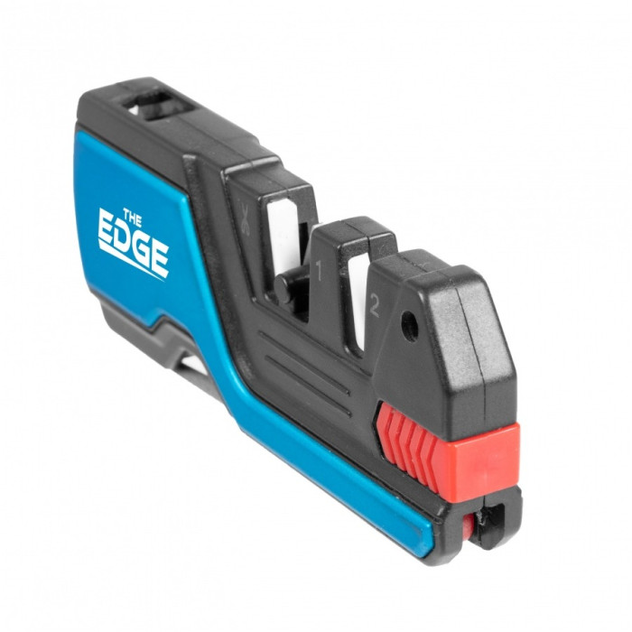 Точилка карманная THE EDGE bush SHARP с кремнием, синий  