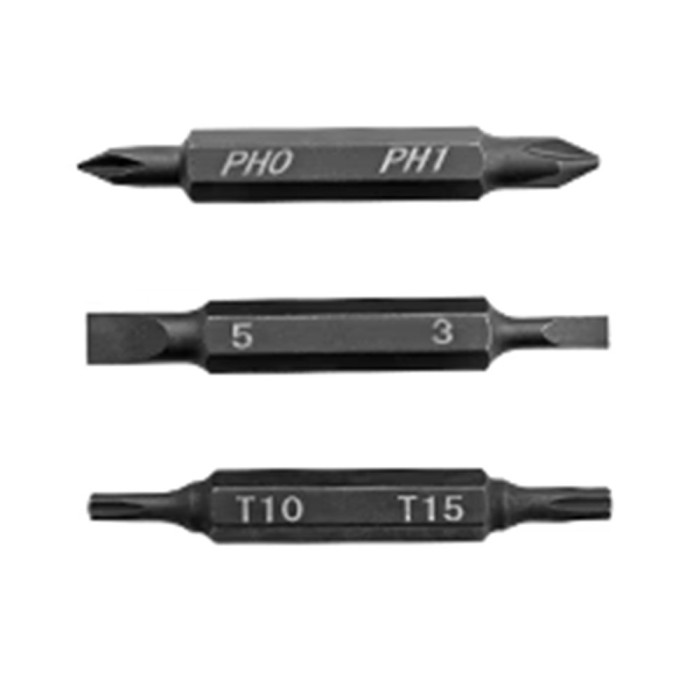 Набор двухсторонних бит (3 шт.) для мультитулов Rocktol SK02, SK04, SK05  