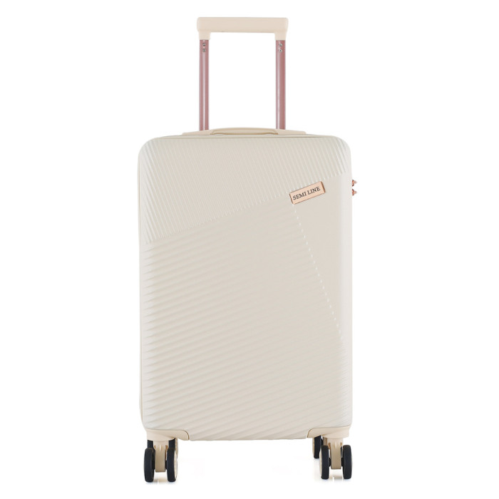 Чемодан Semi Line 20" (S) Ecru (T5757-2)