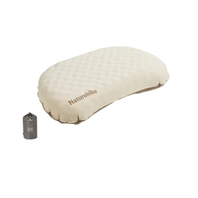 Подушка надувная ультралегкая Naturehike CNK2300DZ024, 66х36 см, бежевая