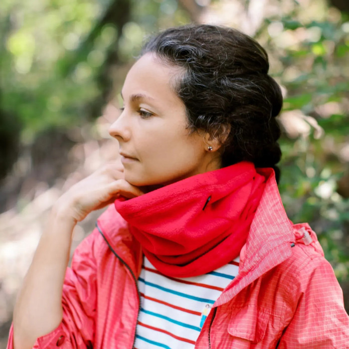 Повязка флисовая Tribe Neck Warmer T-KF-0019 OS, red  