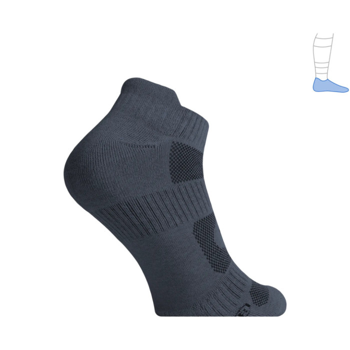 Трекинговые носки Protector LowLight летние темно-серые M 40-43  