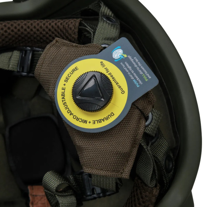 Кевларовый шлем Ukrarmor FAST Team Wendy. Уровень защиты NIJ IIIA Олива  