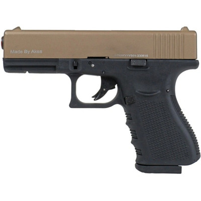 Пистолет сигнальный Aksa Arms AK14 CC-02 cal.9 PAK (Glock) Tan/Black