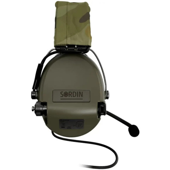 Активные наушники Sordin Supreme MIL CC, Гарнитура (Верхний держатель) green  