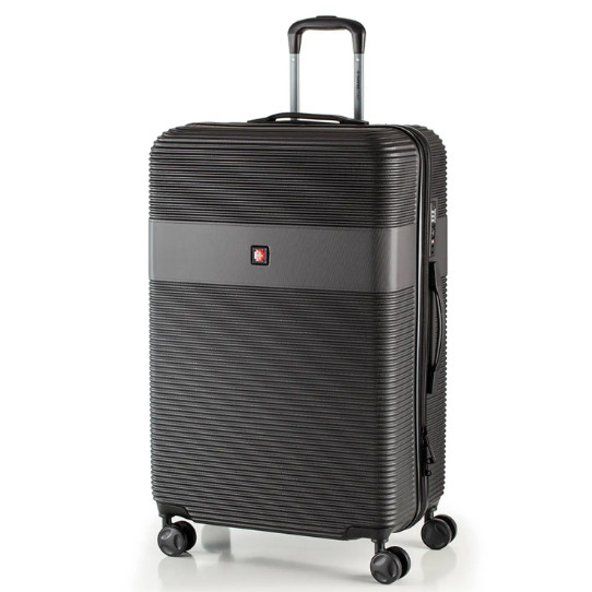 Чемодан Swissbrand Cairo (M) Black (SWB_LHCAI001M)  