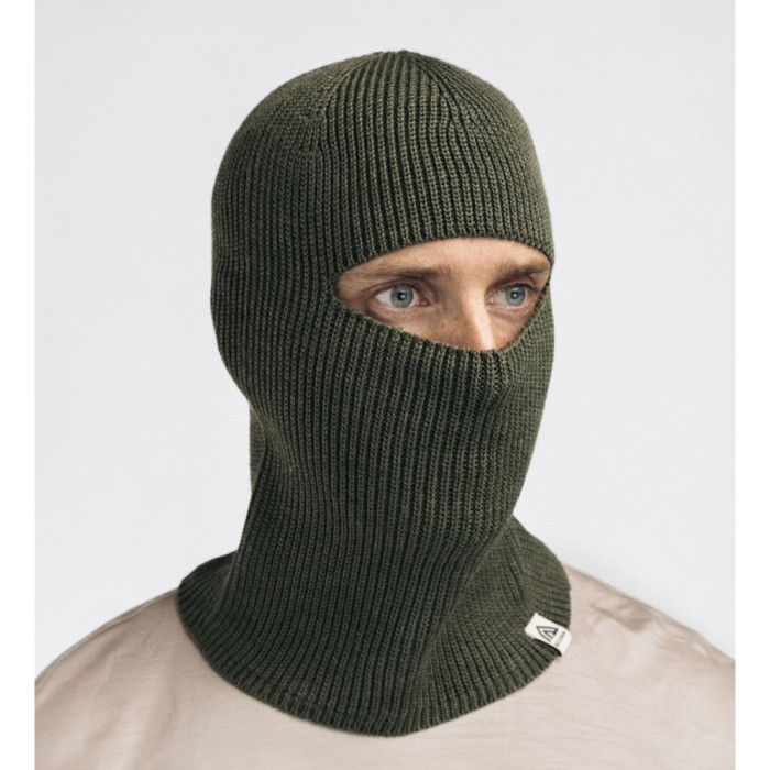 Балаклава-шапка Aclima Flat Knit Balaclava Hat Olive Night OneSize  