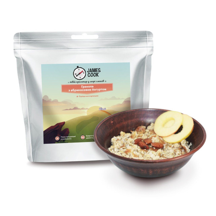 Овсяная каша James Cook с абрикосовым йогуртом (SKU-0035)  