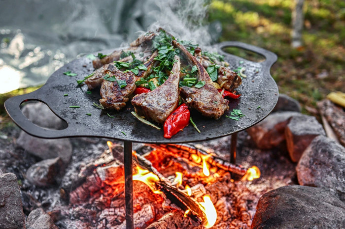 Подставка для жарки и костра 2-в-1 Petromax Griddle and Fire Bowl 38 см  