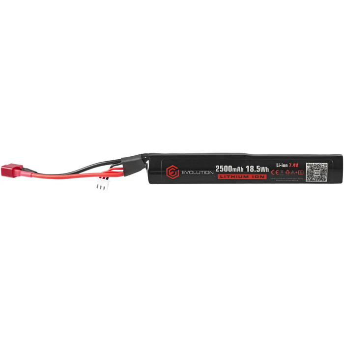 Аккумулятор Evolution Li-ion 7.4V 2500mAh 18.5Wh с T-Plug (130×20 мм)