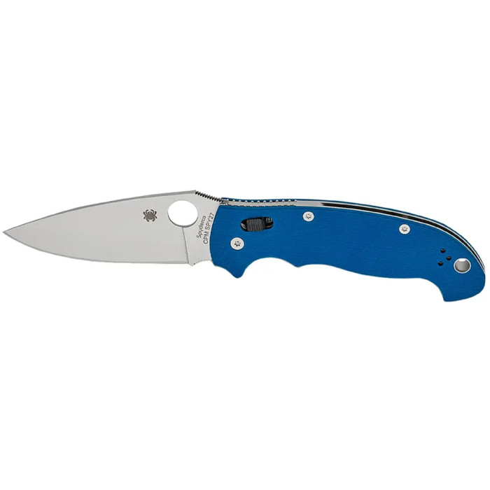 Нож Spyderco Manix 2 XL, CPM SPY27, G-10 cobalt blue  