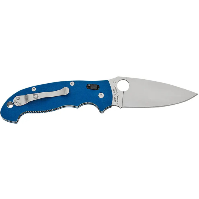 Нож Spyderco Manix 2 XL, CPM SPY27, G-10 cobalt blue  