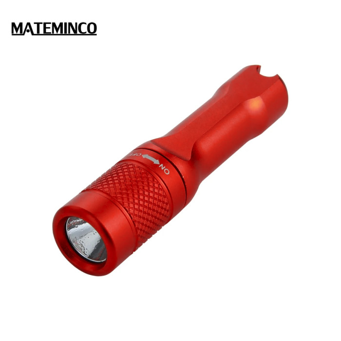Фонарь Mateminсo A01 UV, красный  