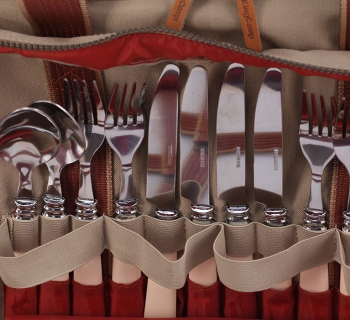 Набор для пикника KingCamp PICNIC BAG-4 (KG3798) Brown  