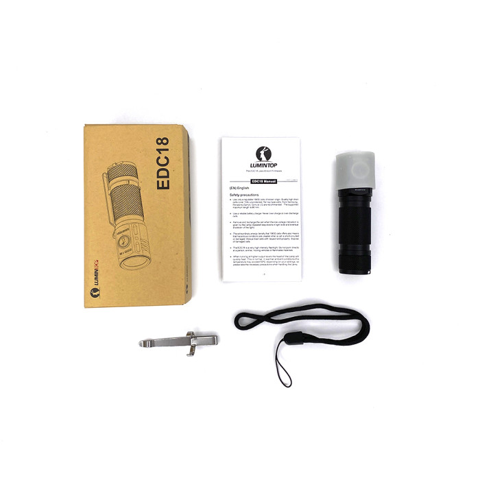 Карманный фонарь Lumintop EDC18 2800LM 200M IPX8 черный  