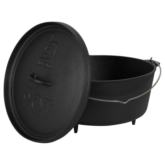 Котел с крышкой Bo-Camp Dutch Oven Cast Iron 31 cm / 7.1 L Black (22122415)  