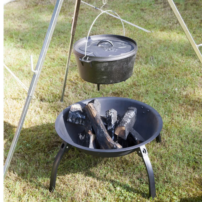 Котел с крышкой Bo-Camp Dutch Oven Cast Iron 31 cm / 7.1 L Black (22122415)  