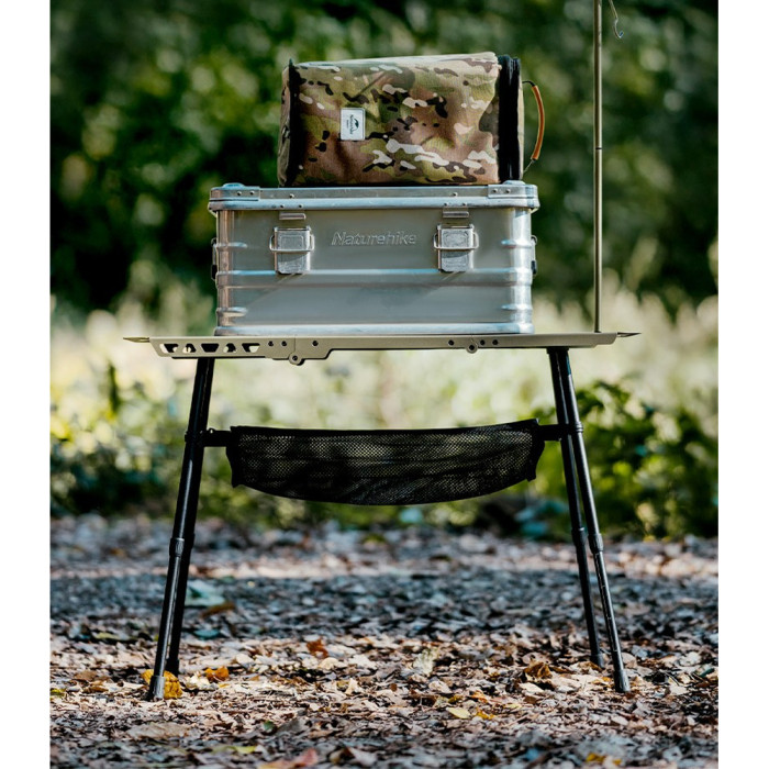 Складной стол Naturehike CNK2450JJ025, 60х40 см, алюминий, оливковый  