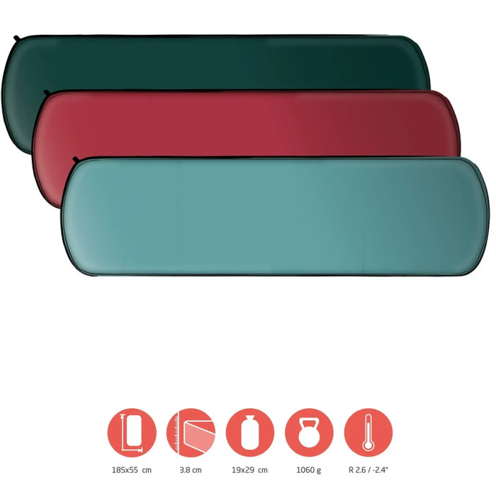 Коврик самонадувающийся Grand Canyon Hattan 3.8 M Botanical Garden (350002)  