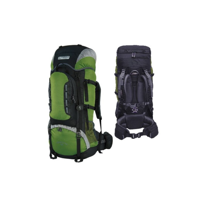 Рюкзак Terra Incognita Mountain 65, зеленый  