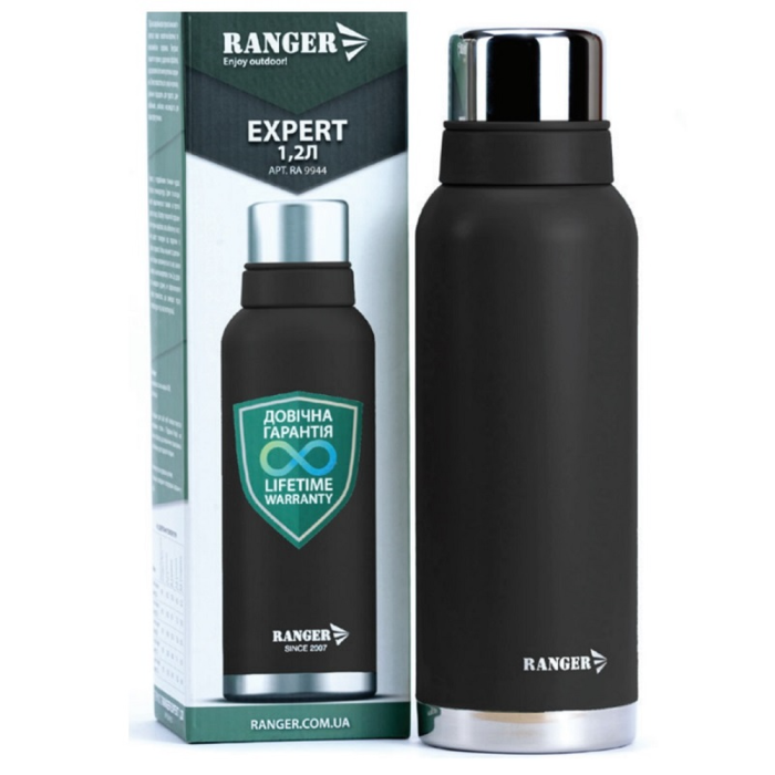 Термос Ranger Expert 1,2L Black (арт. RA 9944)  