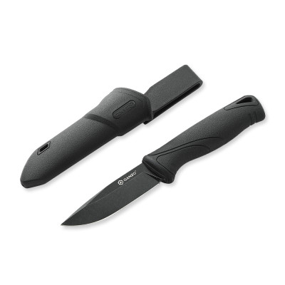 Нож Ganzo G807BW-BK черный с чехлом