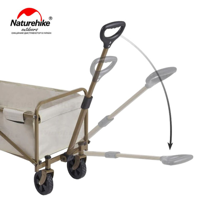 Складная тележка ТС06 Naturehike CNH22JU012, песочная  