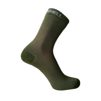 Водонепроницаемые носки DexShell Ultra Thin Crew, хаки/серый, XL