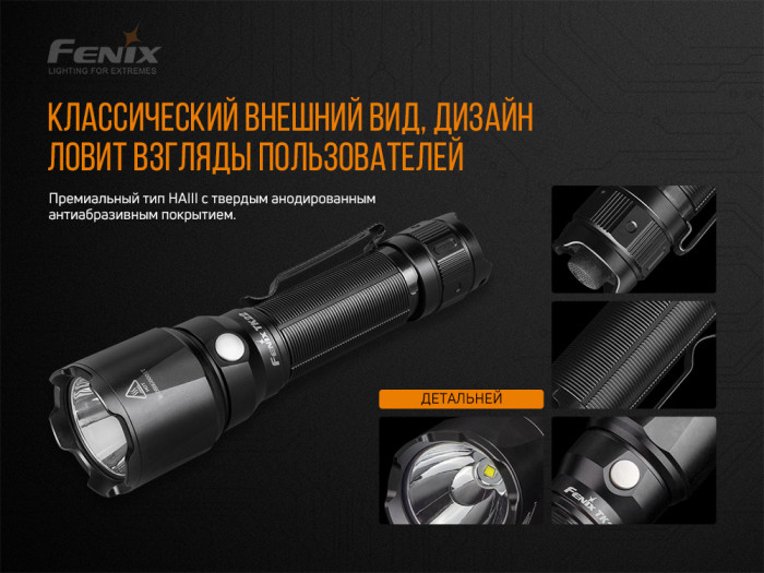 Тактический фонарь Fenix TK22 V2.0 Luminus SST-40, 1600 люмен  