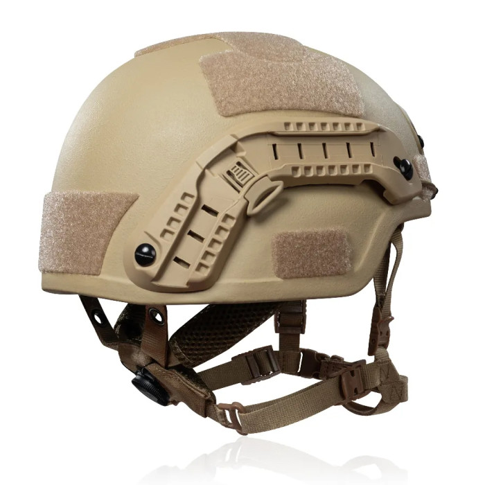 Кевларовый шлем Ukrarmor Mich 2000 Team Wendy. Уровень защиты NIJ IIIA Койот  