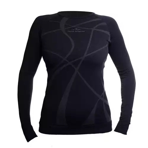 Блуза Fjord Nansen Akka Long Shirt Black/Graphite, S-M  