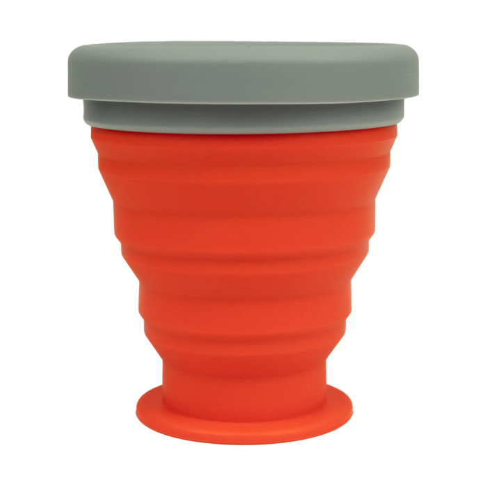 Стакан складной силиконовый Tribe 200 мл T-FF-0001, terracota  