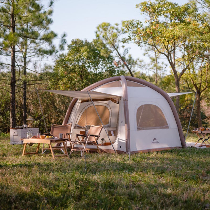 Палатка надувная Naturehike CNH23ZP12002, бежевая  