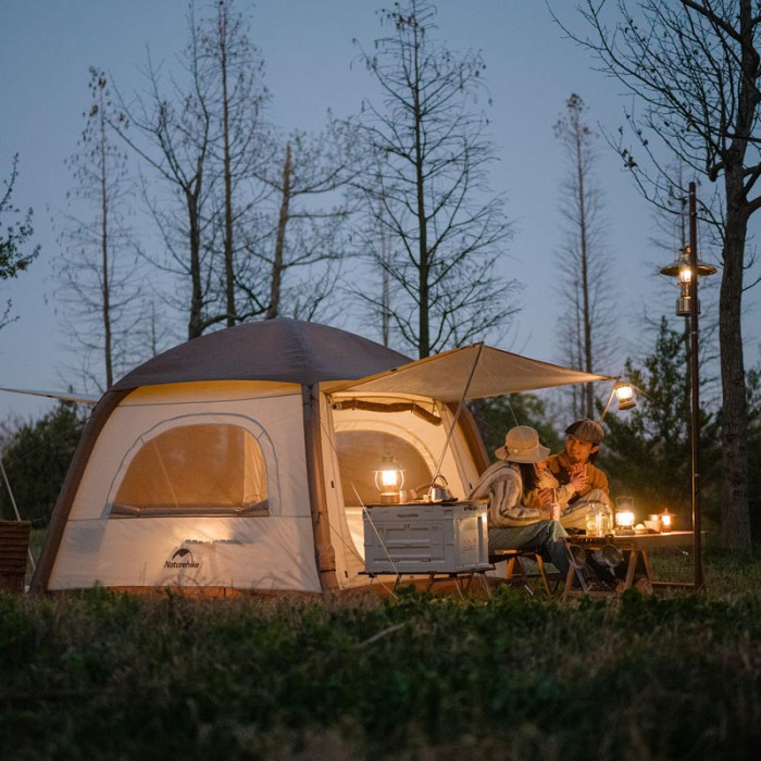 Палатка надувная Naturehike CNH23ZP12002, бежевая  
