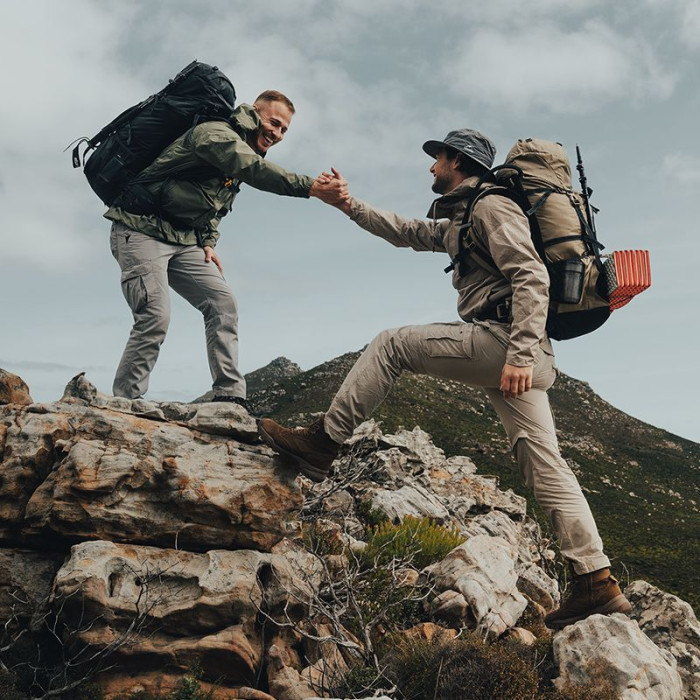 Рюкзак туристический Naturehike NH70B070-B, 70 л+5 л, светло-коричневый  