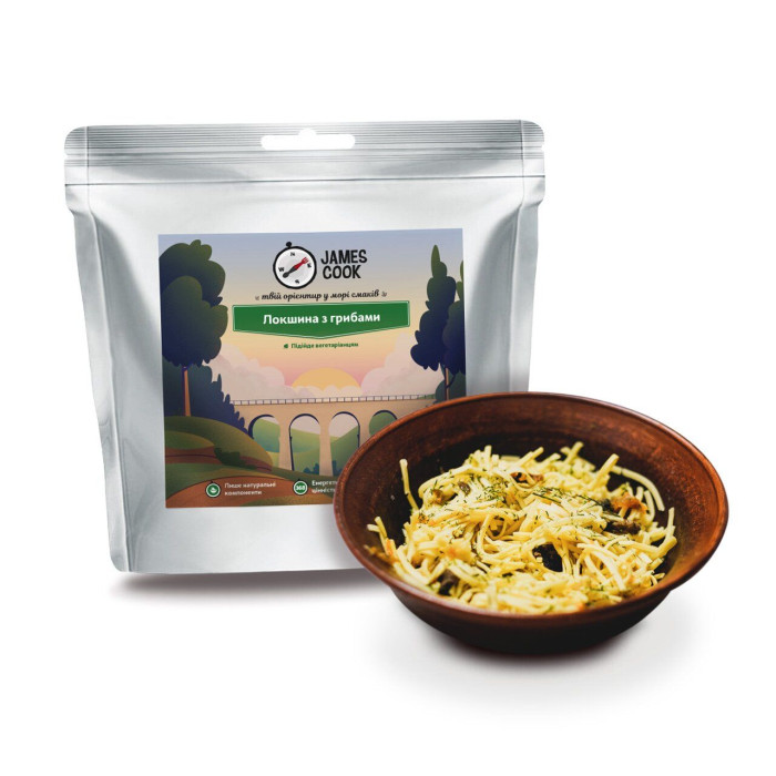 Паста James Cook с грибами (SKU-0028)  