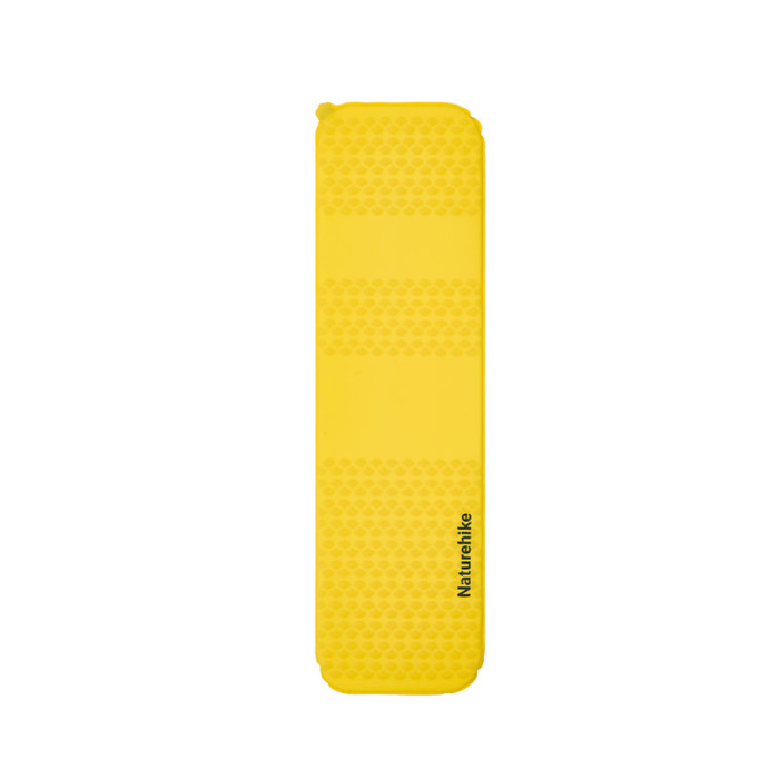 Матрас туристический надувной одноместный Naturehike CNK2550WS033, 183x53x3.5 см, желтый, прямоугольный
