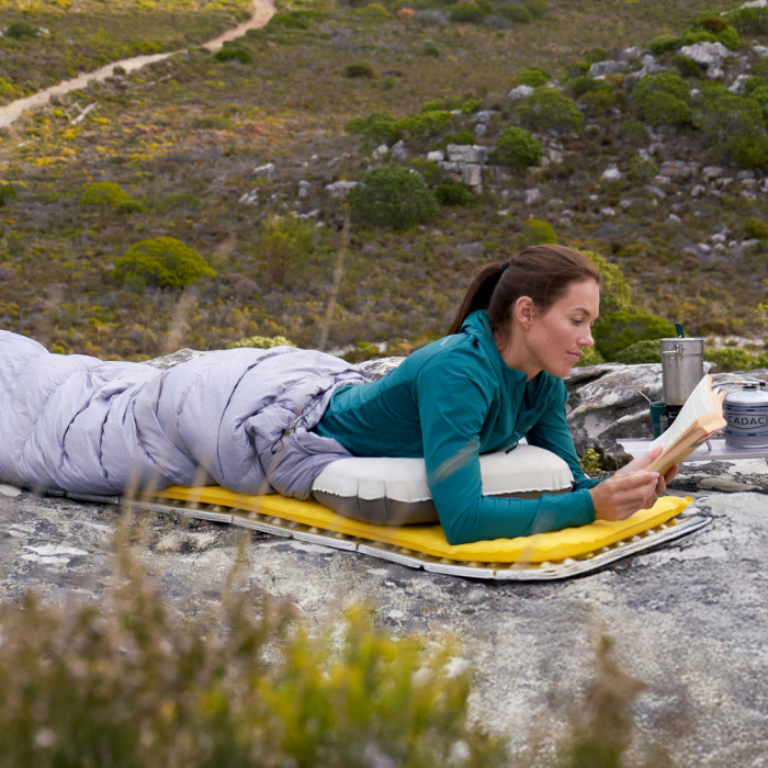 Матрас туристический надувной одноместный Naturehike CNK2550WS033, 183x53x3.5 см, желтый, прямоугольный  