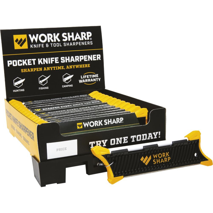 Комплект механических точилок Work Sharp POCKET KNIFE SHARPENER 12 PACK & 1 DISPLAYS WSGPS-12  