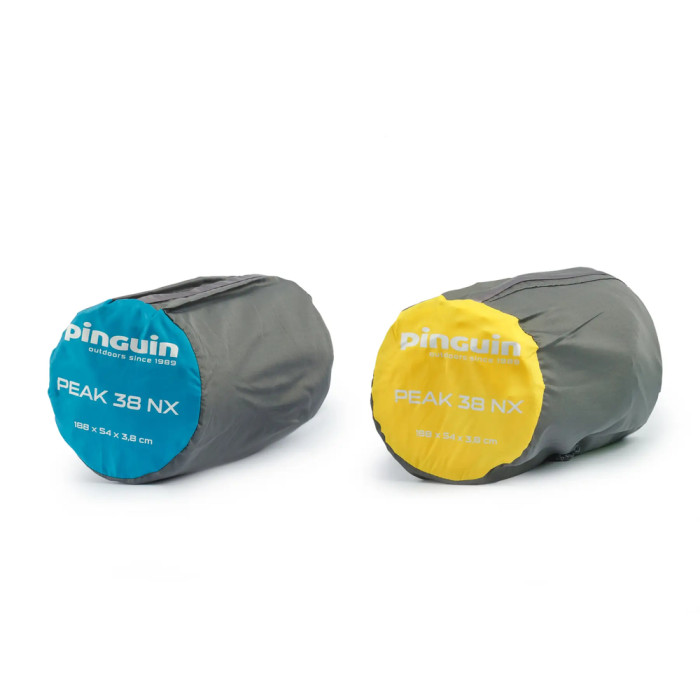 Самонадувающийся коврик Pinguin Peak NX, 188x54x3.8см, Yellow (PNG 716313)  