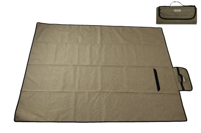 Коврик каремат для кемпинга Novator Picnic Brown 200х150 см  