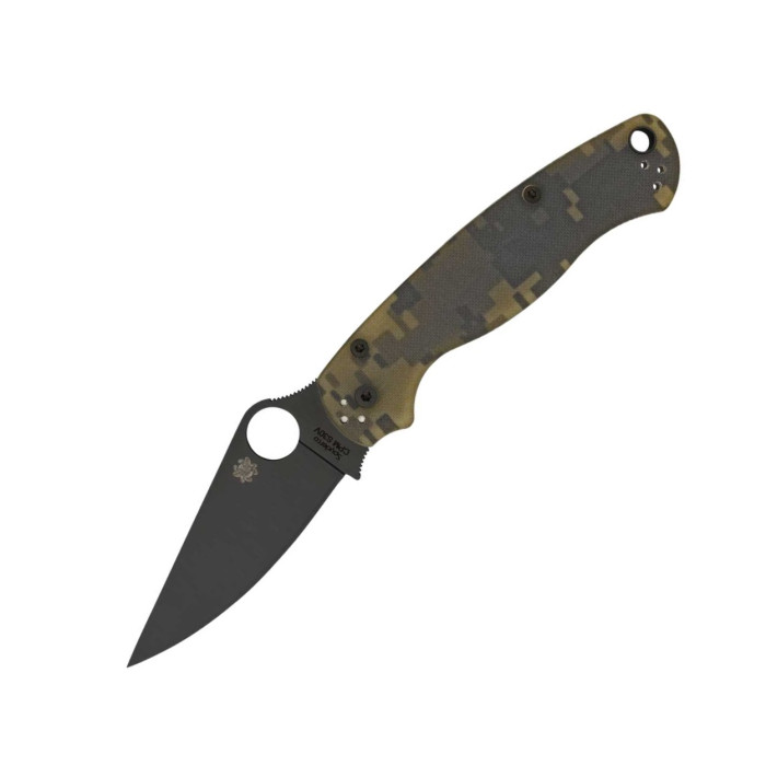 Нож Spyderco Para-Military 2 Black Blade (камуфляж)  