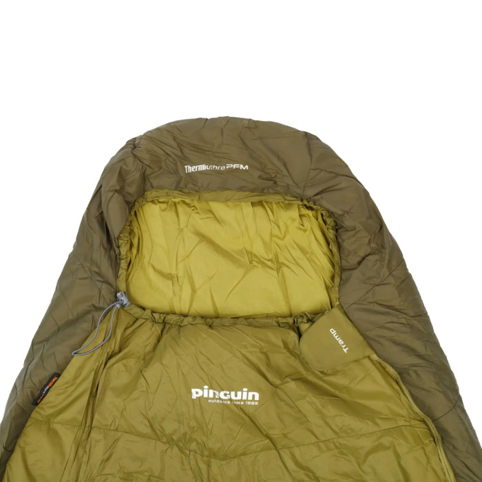 Спальный мешок Pinguin Tramp (11/7°C), 195 см - Right Zip, Khaki (PNG 237443) 2020  