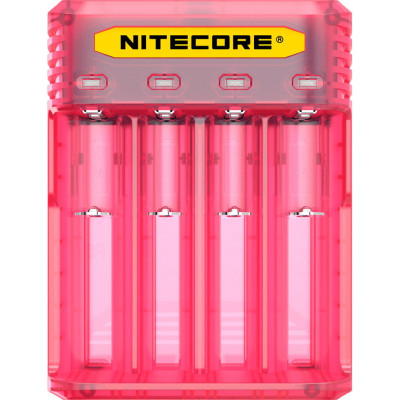 Зарядное устройство Nitecore Q4 (розовое)