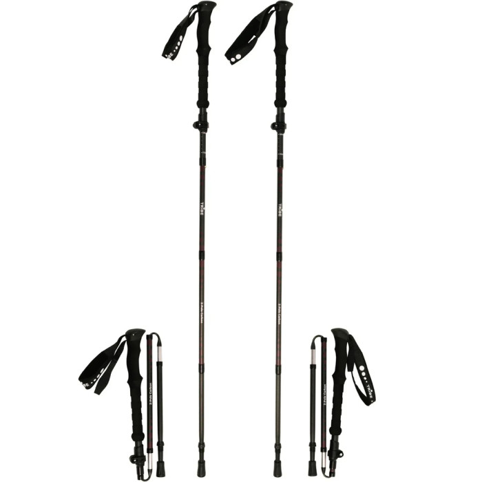 Треккинговые палки Tribe Z-Pole Carbon T-ME-0025-plum  