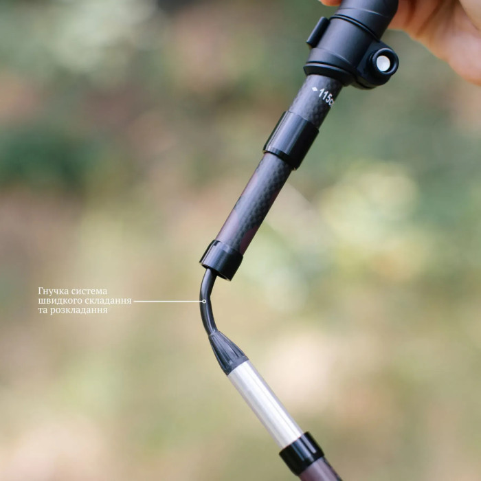 Треккинговые палки Tribe Z-Pole Carbon T-ME-0025-plum  
