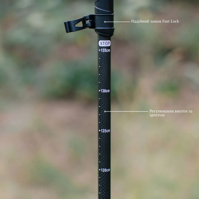 Треккинговые палки Tribe Z-Pole Carbon T-ME-0025-plum  