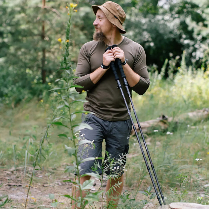 Треккинговые палки Tribe Z-Pole Carbon T-ME-0025-plum  