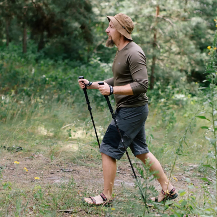 Треккинговые палки Tribe Z-Pole Carbon T-ME-0025-plum  