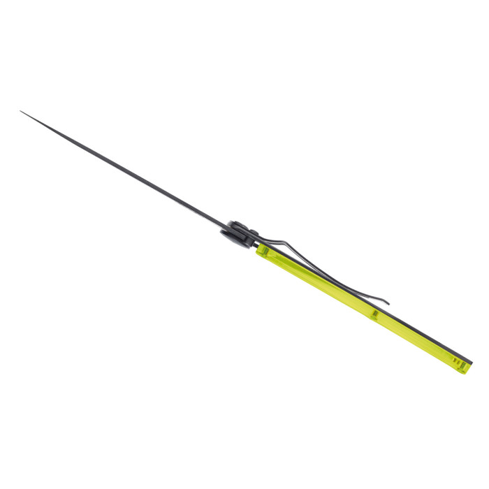 Нож Deejo Tattoo Black 37 g, Yellow, "Zombie"  